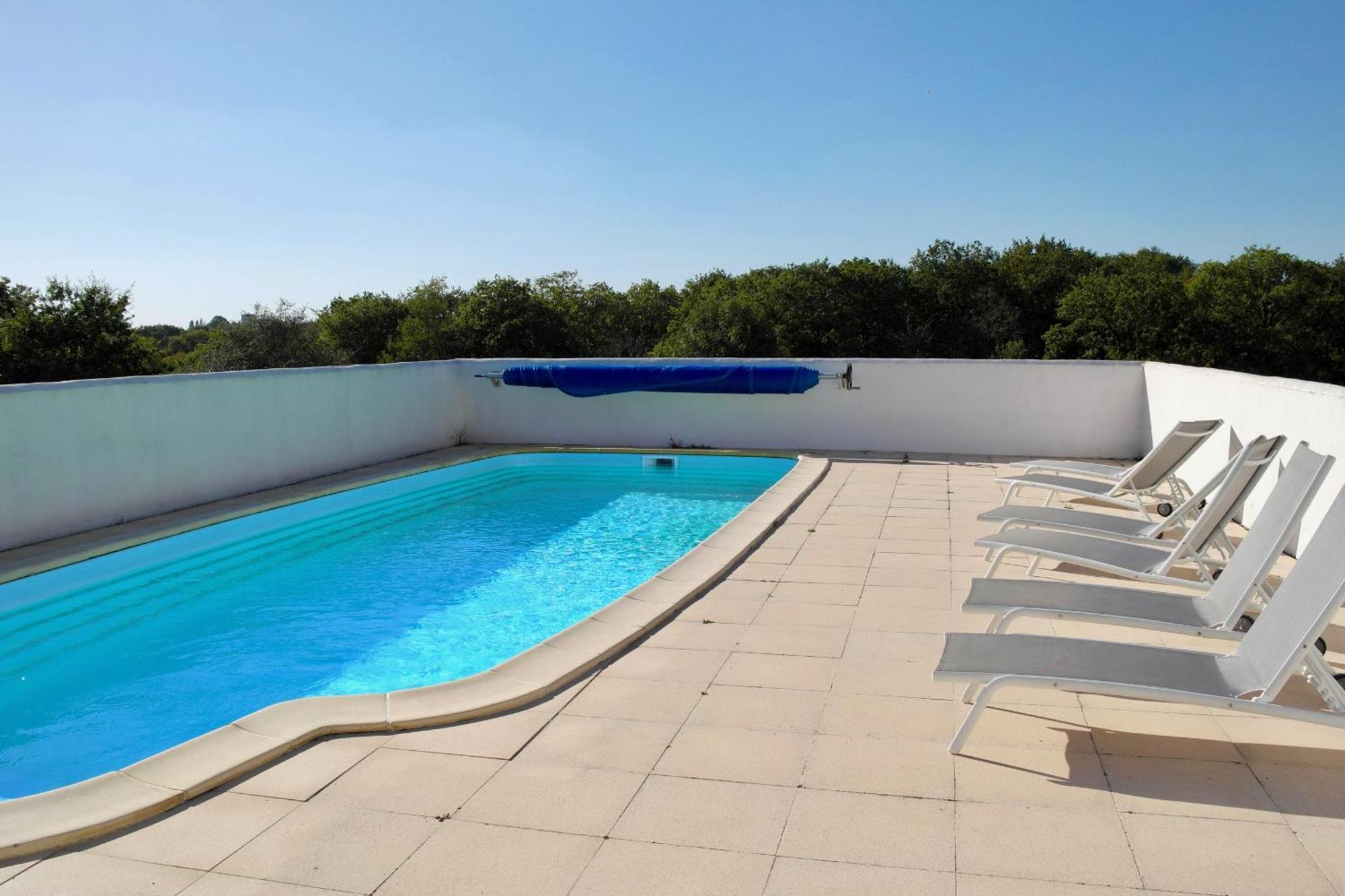 Maison De Campagne Pour 6 Avec Piscine Commequiers Zewnętrze zdjęcie